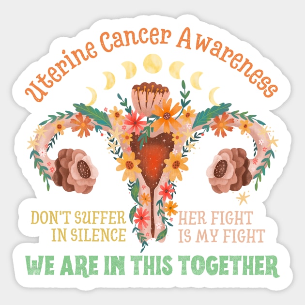 Uterine Cancer Awareness Sticker by soulfulprintss8